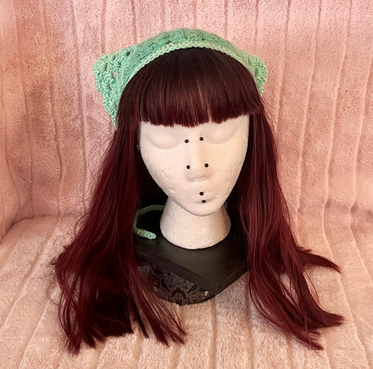 Scalloped Two Toned Bandana