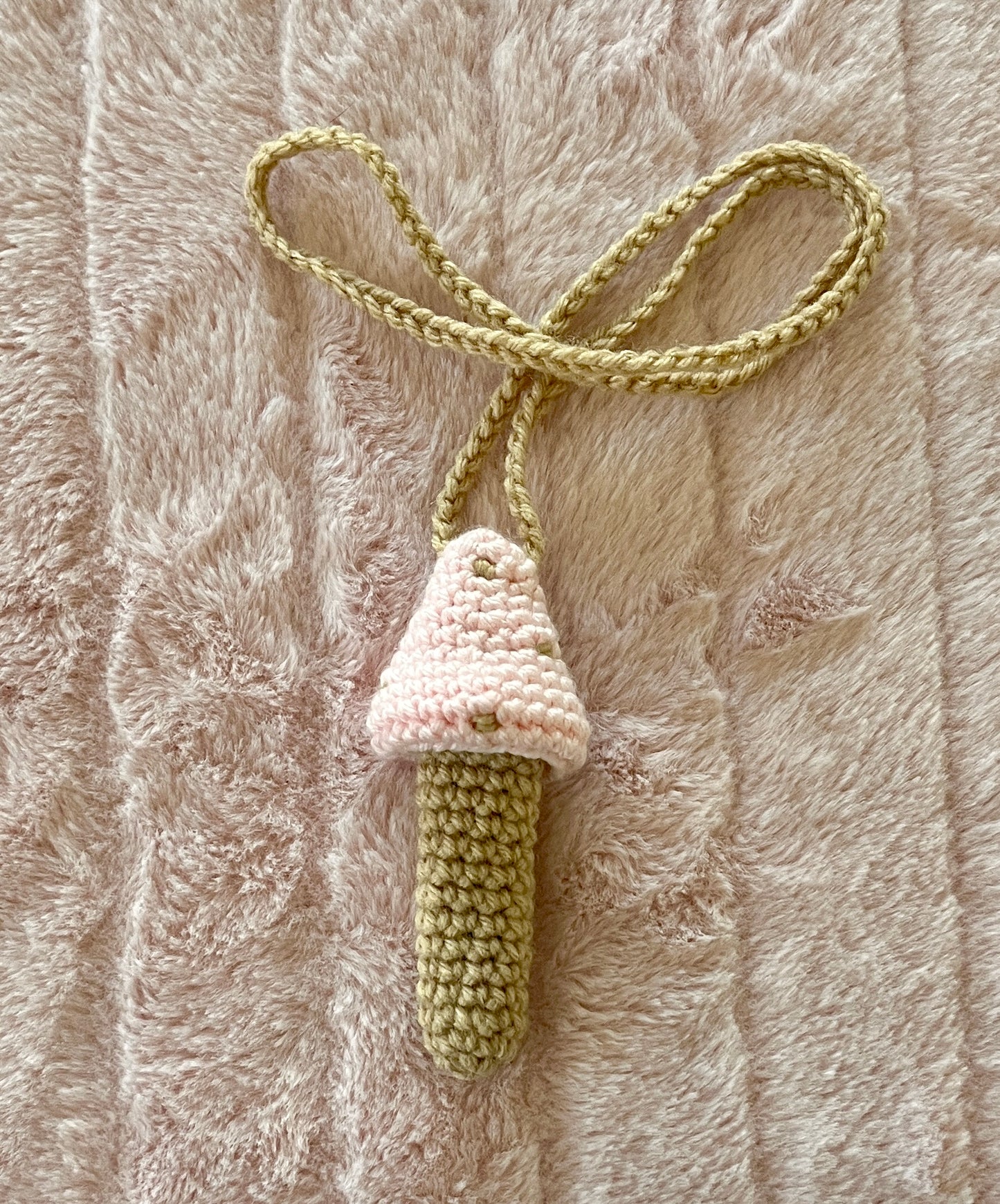 Tall Mushroom Lanyard