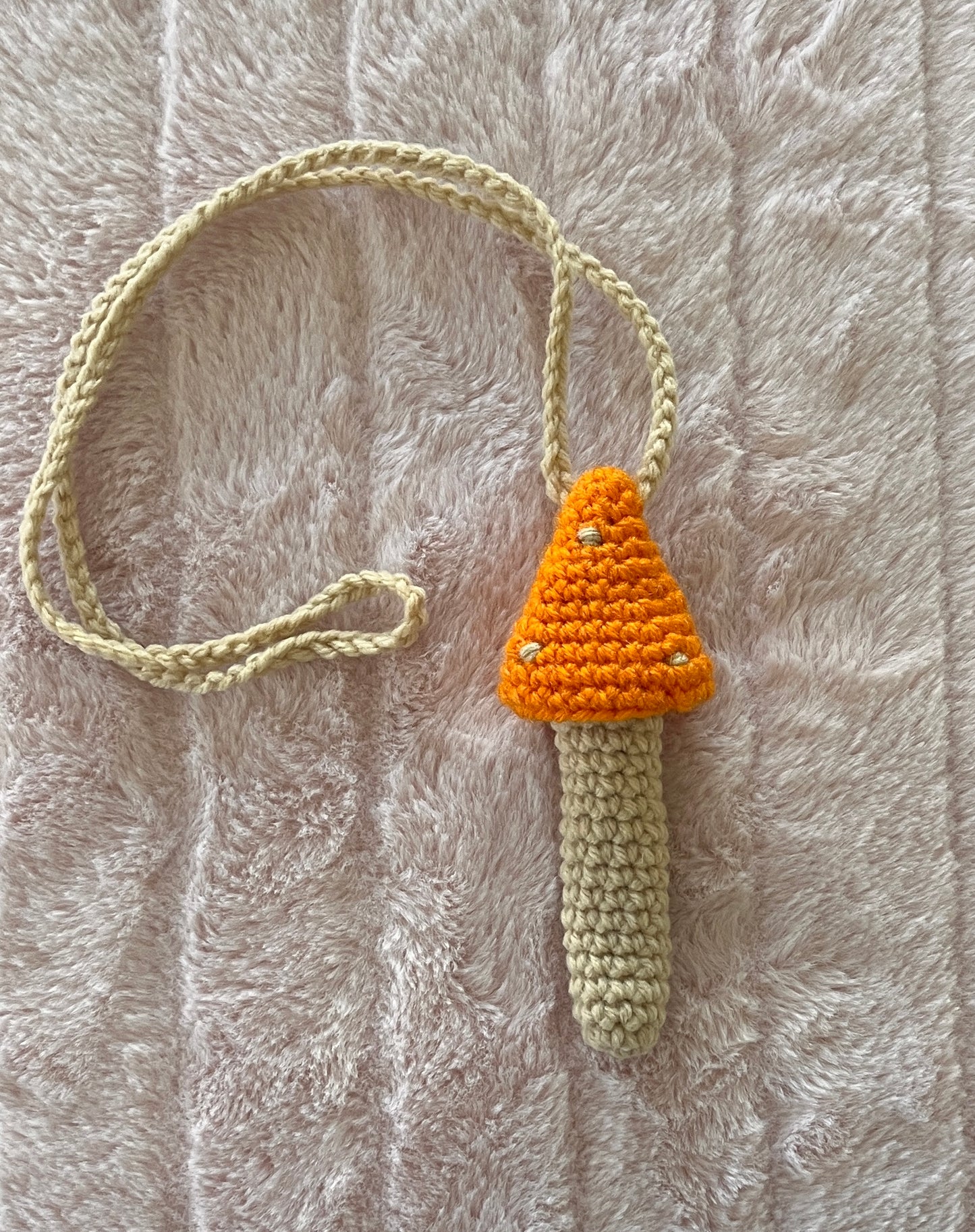 Tall Mushroom Lanyard