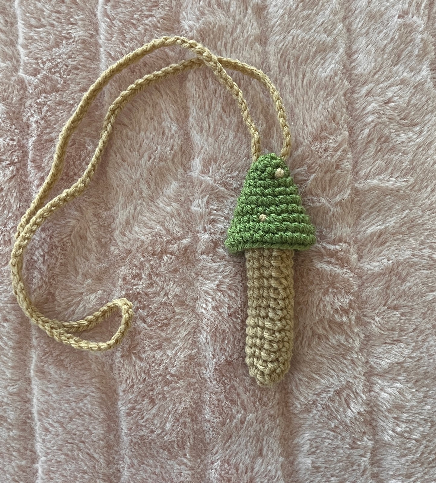 Tall Mushroom Lanyard