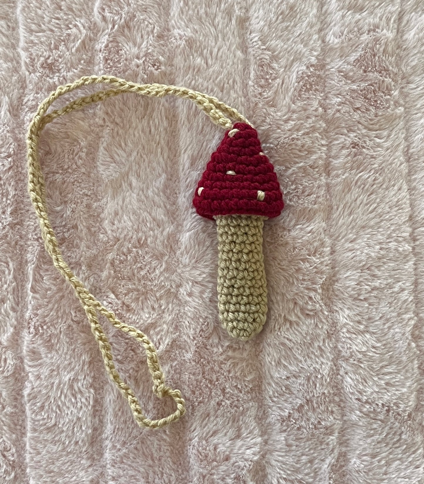 Tall Mushroom Lanyard