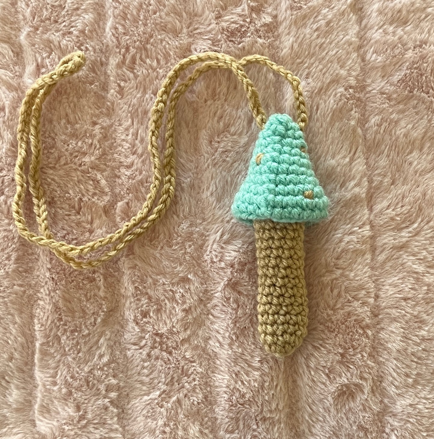 Tall Mushroom Lanyard