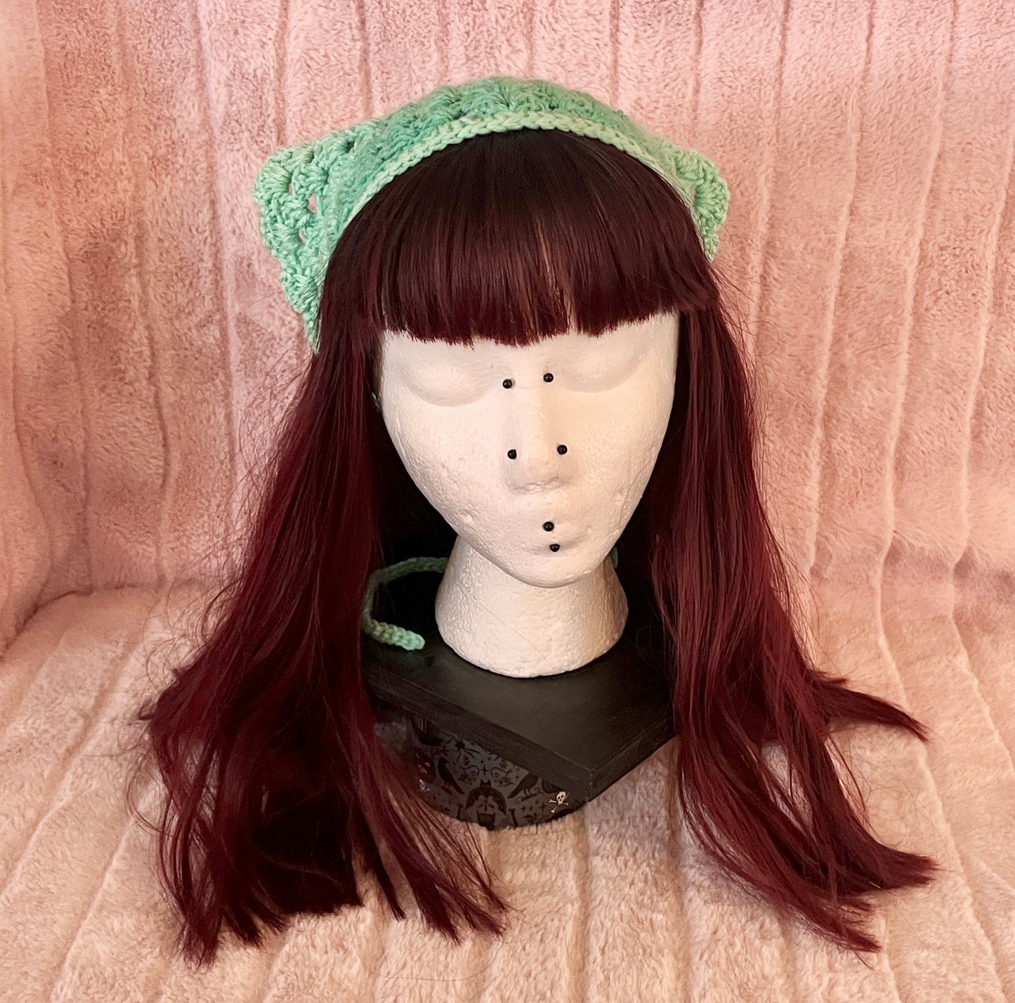 Scalloped Two Toned Bandana