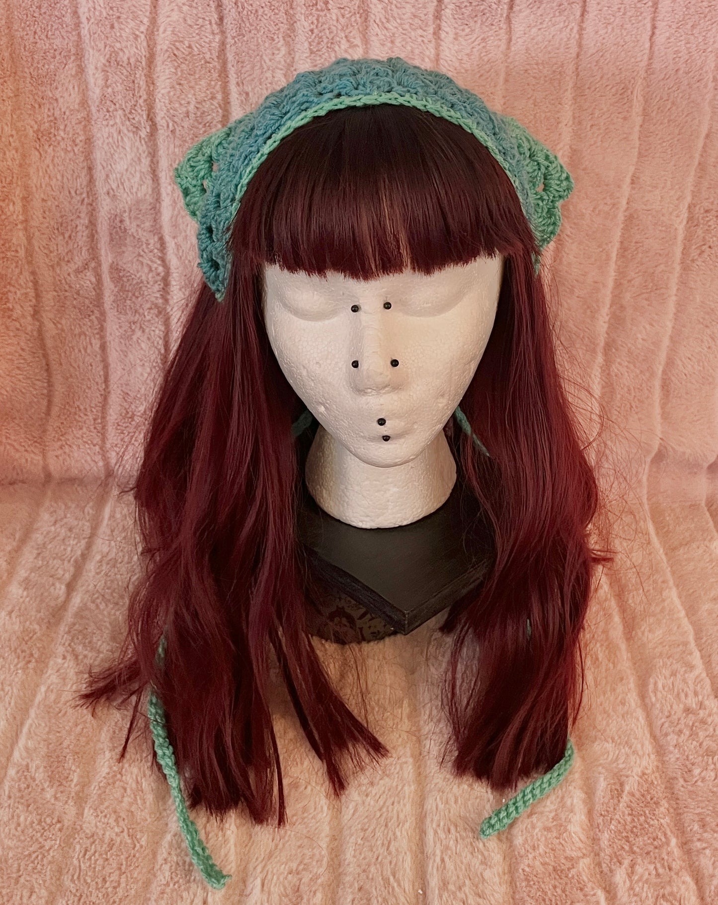 Scalloped Two Toned Bandana